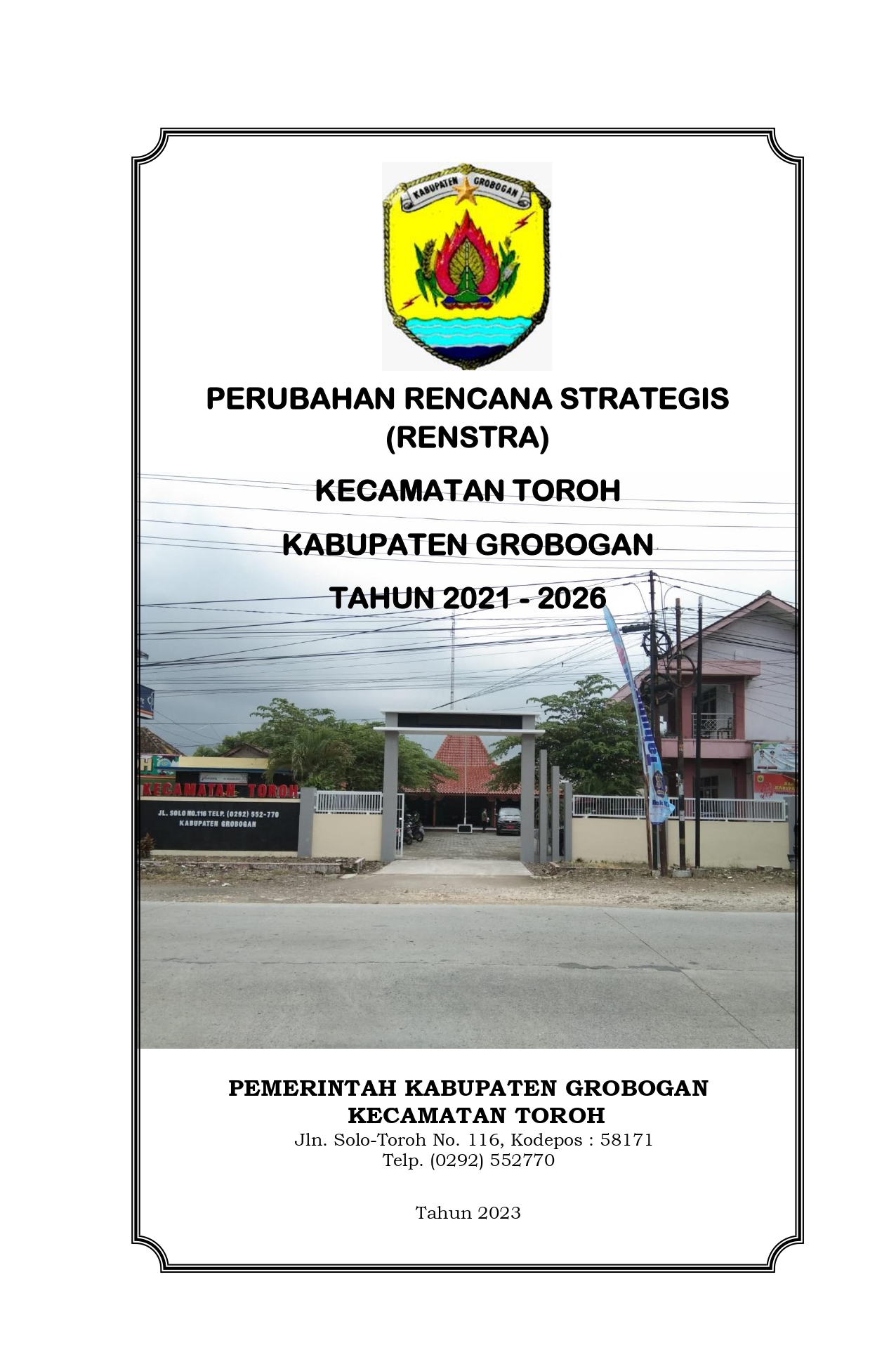 Renstra Perubahan Kec Toroh 2021 2026 2 page 0001